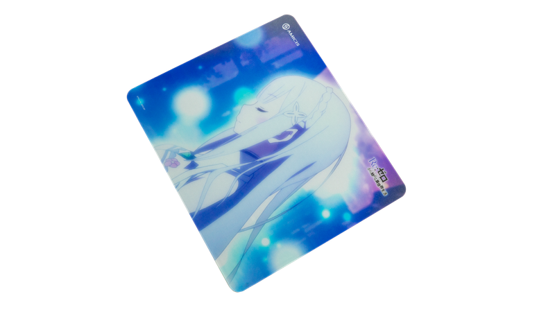 Re:ゼロから始める異世界生活_AMICIS ガラスマウスパッド エミリアEdition